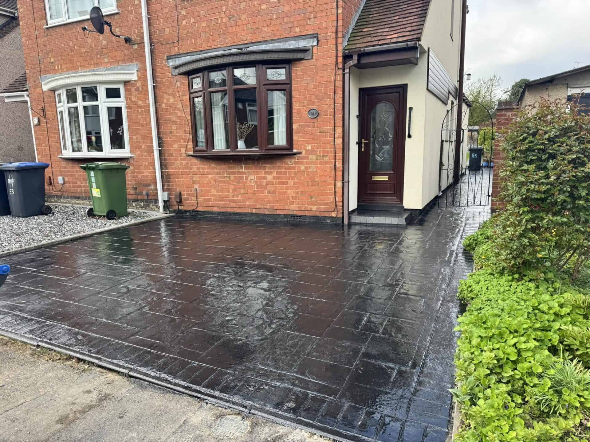 Concrete Imprint Driveway Project