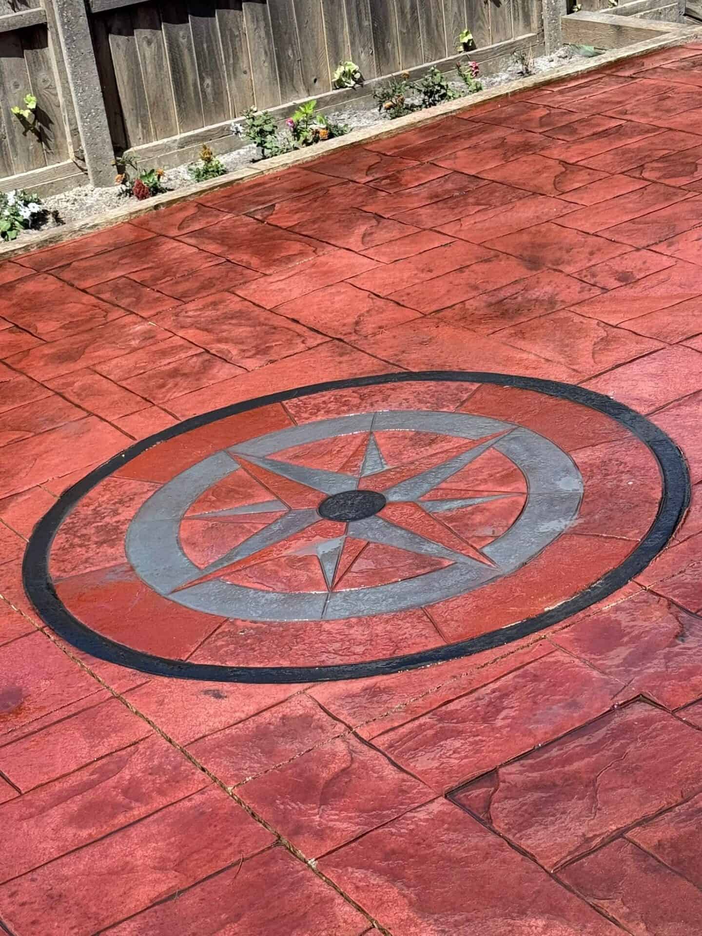 Patterned Concrete Driveway Project